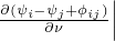           |
∂(ψi-ψ∂jν+ϕij)||
