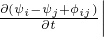 ∂(ψi-ψj+ϕij)||
    ∂t    |