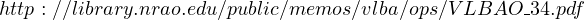 http : ∕∕library.nrao.edu∕public∕memos ∕vlba∕ops∕V LBAO 34.pdf 